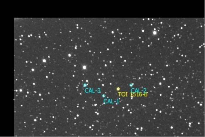 チャート - TOI-1516, JD 2460496.38418
