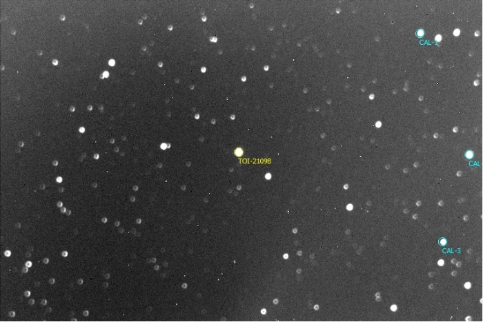 チャート - TOI-2109, JD 2460503.44736