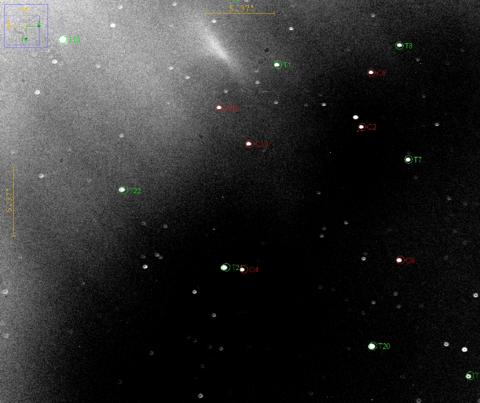 チャート - WASP-52, JD 2460514.46264