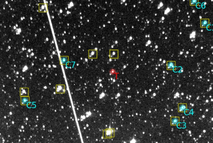 チャート - GJ 1214, JD 2460526.34699