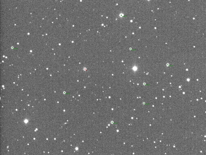 チャート - TOI-1259 A, JD 2460526.45209