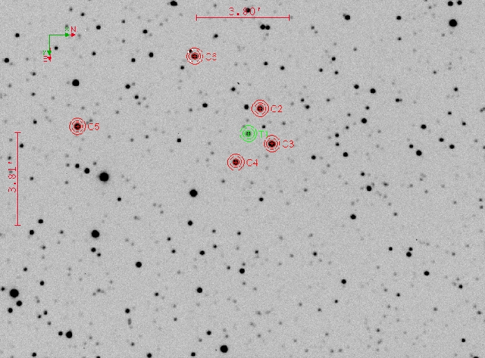 チャート - Kepler-854, JD 2460549.30729