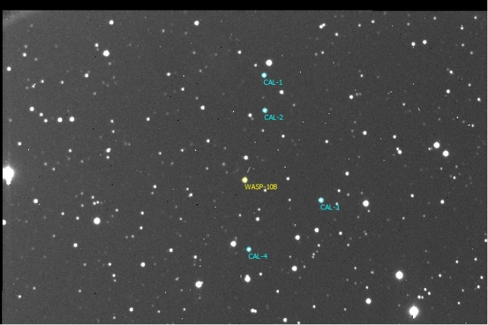 チャート - WASP-10, JD 2460583.42779