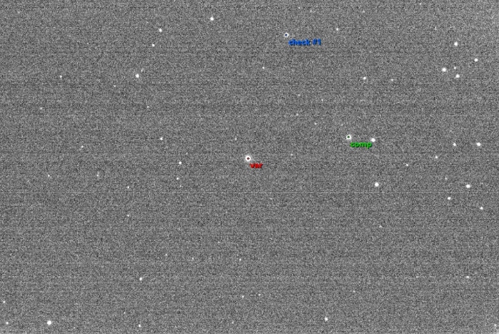 チャート - KELT-23 A, JD 2460517.38822