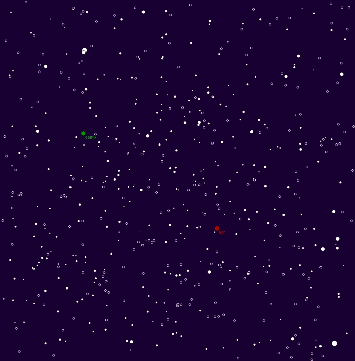 チャート - WASP-85 A, JD 2457118.28375