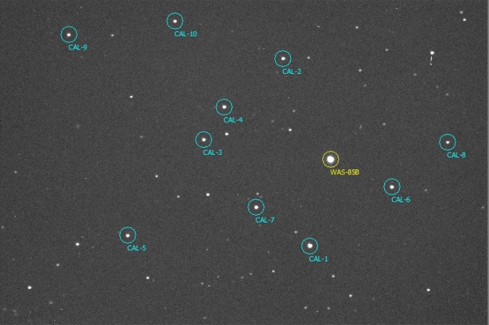 チャート - WASP-85 A, JD 2457479.44471