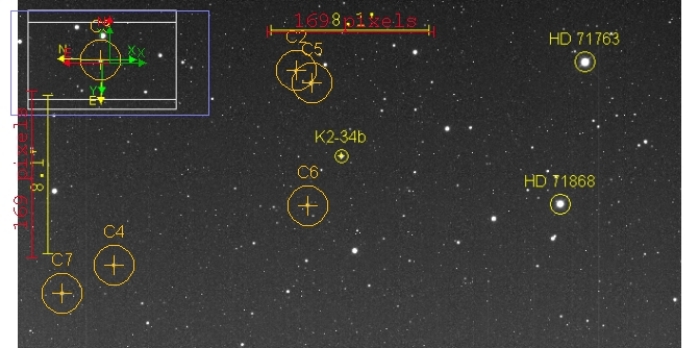 チャート - K2-34, JD 2457755.35400