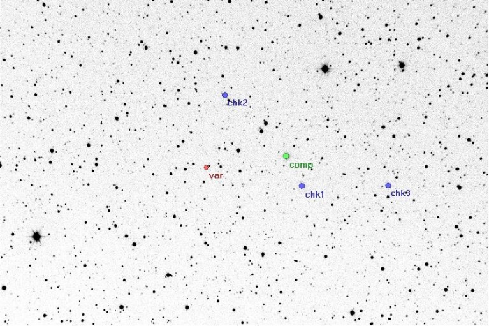 チャート - GJ 1214, JD 2455712.41179