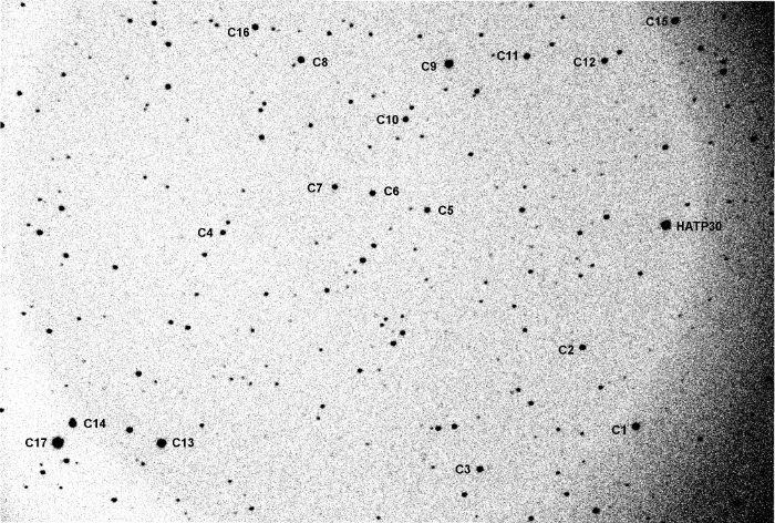 チャート - HAT-P-30, JD 2455970.65564