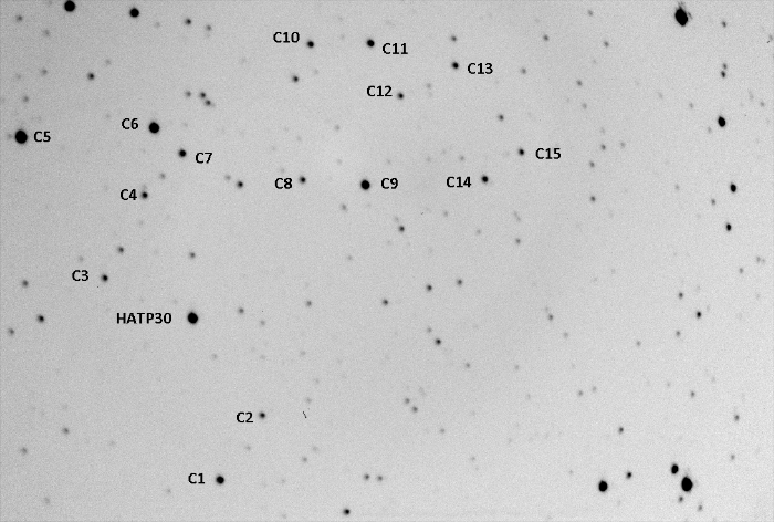 チャート - HAT-P-30, JD 2455894.84235