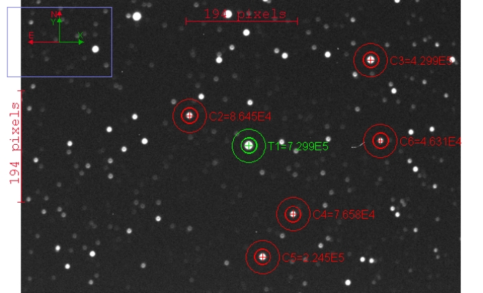 チャート - HAT-P-30, JD 2457460.36240
