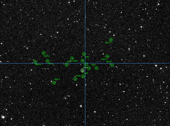 チャート - GJ 1214, JD 2457931.31610
