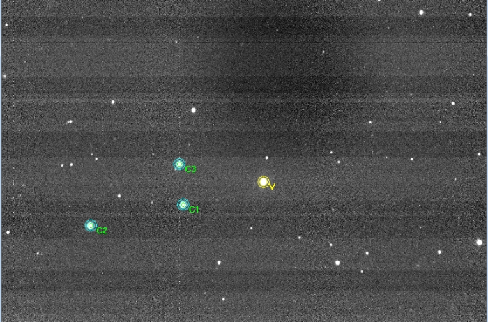 チャート - GJ 436, JD 2459174.59696