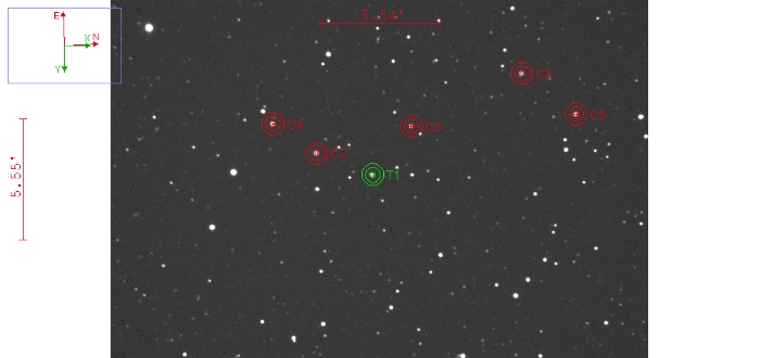 チャート - GJ 1214, JD 2459296.76192