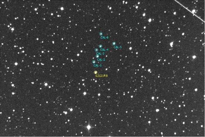 チャート - GJ 1214, JD 2459377.38154