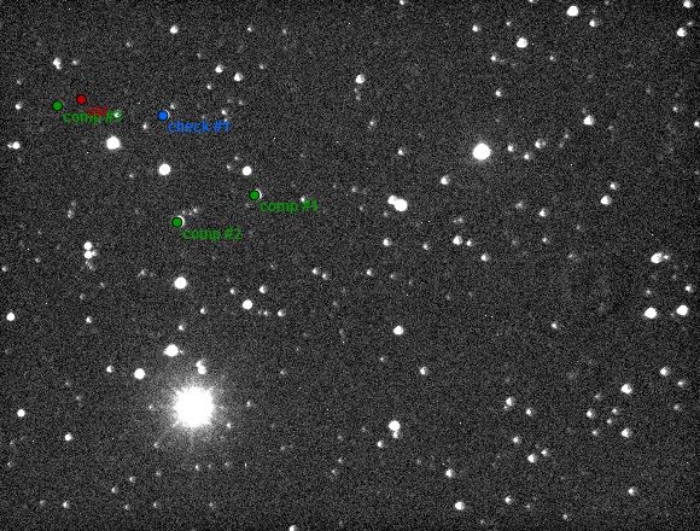 チャート - ZTF J010413.45+741617.1, JD 2460617.38472