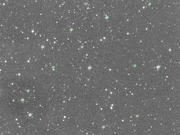 チャート - TOI-157, JD 2460621.53799