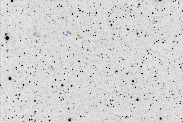 チャート - V2240 Cyg, JD 2455875.20184