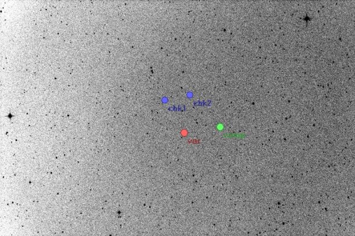 チャート - V0785 Cas, JD 2454773.39757