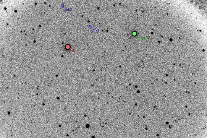 チャート - V0785 Cas, JD 2455265.24793