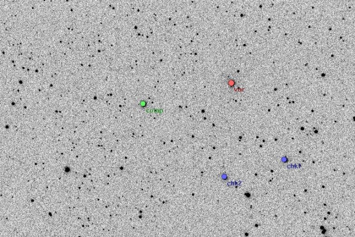 チャート - V0785 Cas, JD 2455835.49760